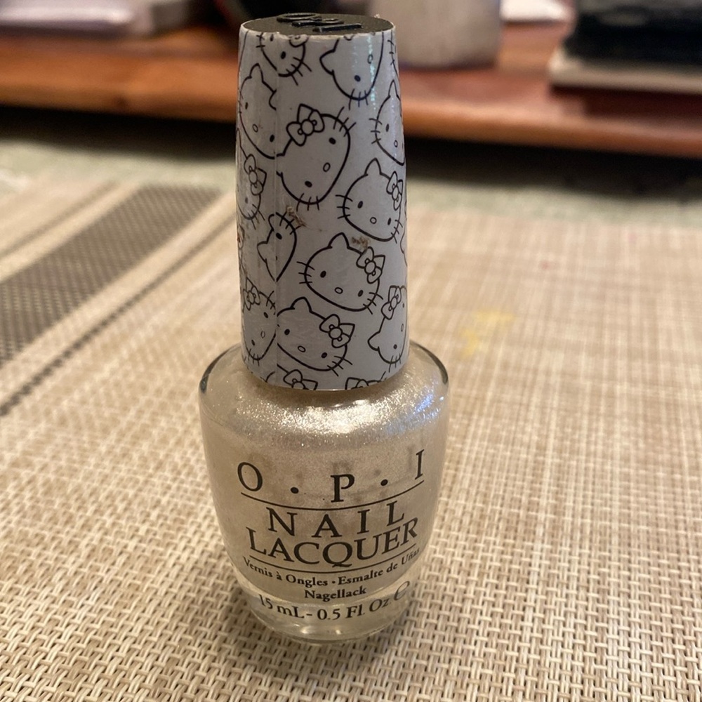New Full Size OPI Hello Kitty Kitty White